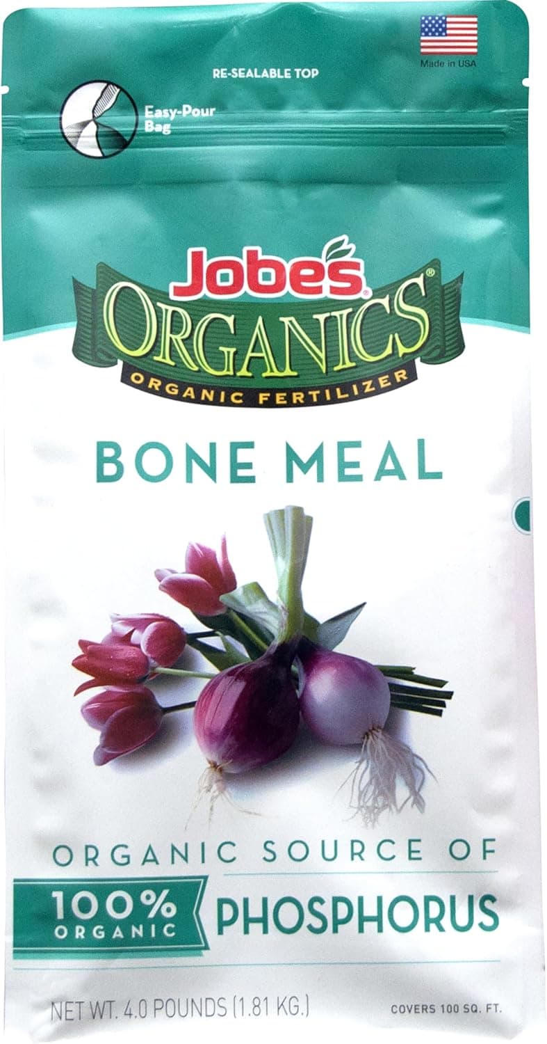 Jobe's Organics Granular Bone Meal Fertilizer, Strong Root Development for Bulbs, Tomatoes, Roses, and Other Flowering Plants, 4 lbs Bag - image 1 of 1