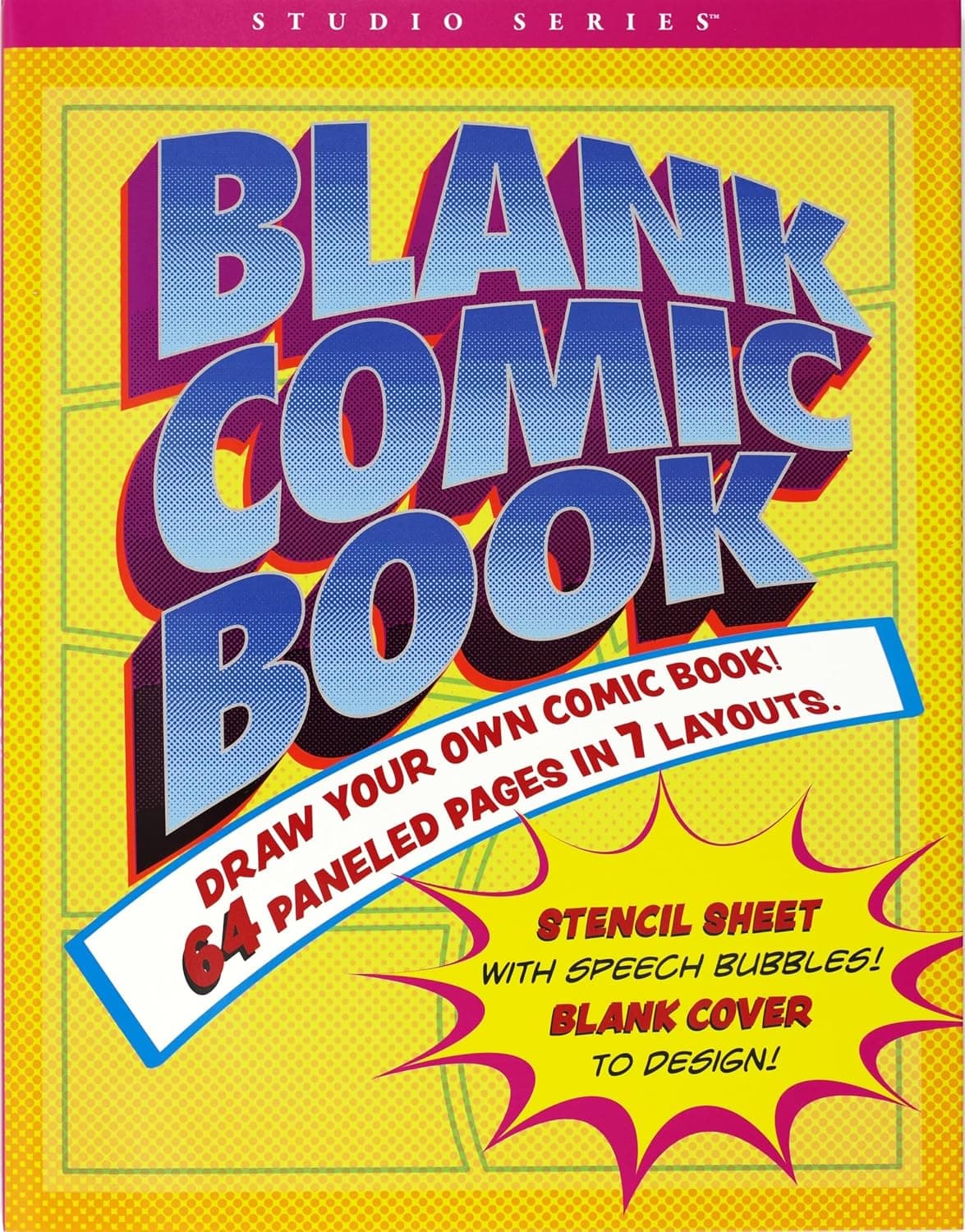 Blank Comic Book (with bonus stencil and blank cover!) - image 1 of 1