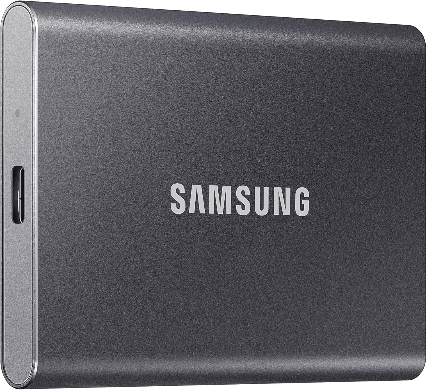 Samsung T7 Portable SSD, 1TB External Solid State Drive, Speeds Up to 1,050MB/s, USB 3.2 Gen 2, Reliable Storage for Gaming, Students, Professionals, MU-PC1T0T/AM, Gray - image 1 of 1