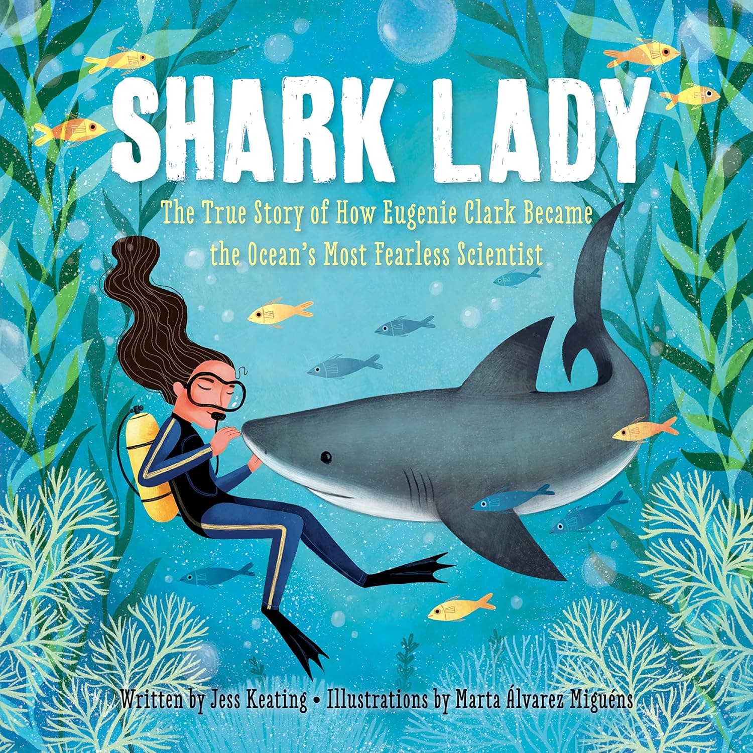 Shark Lady: The True Story of How Eugenie Clark Became the Ocean's Most Fearless Scientist (Women in Science Books, Marine Biology for Kids, Shark Gifts) - image 1 of 1
