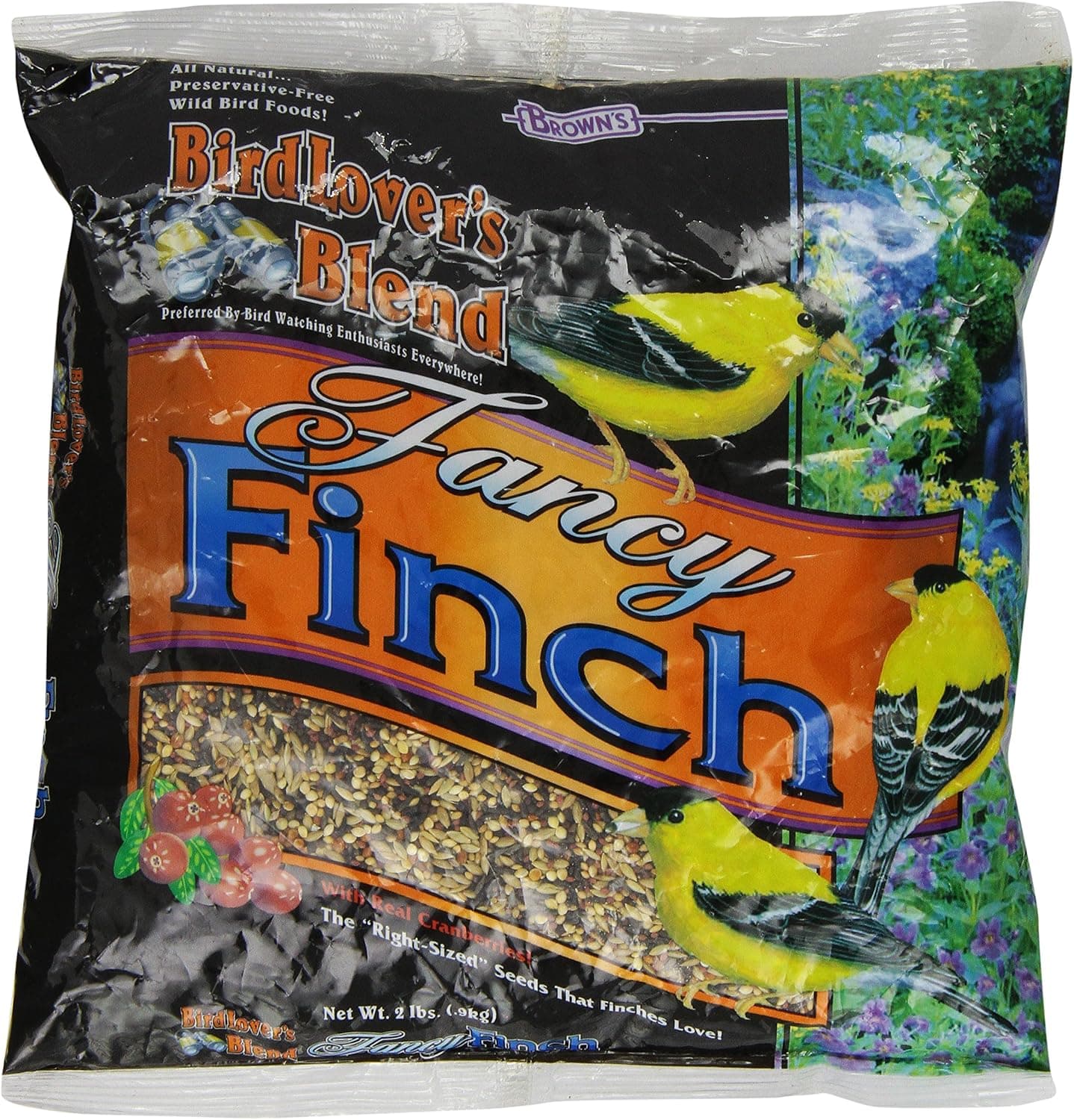 F.M. Brown'S Bird Lover'S Blend Fancy Finch With Cranberries For Pets, 2-Pound - image 1 of 1