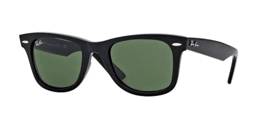 Ray-Ban RB2140 Original Wayfarer Square Sunglasses, Black/Green Polarized, 54 mm - image 1 of 1