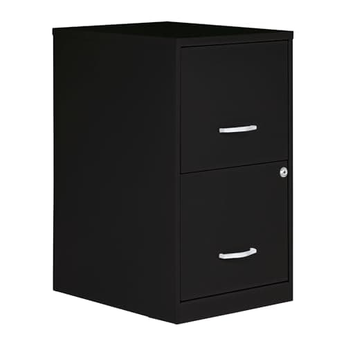 NuSparc 2 Drawer Locking Filing Cabinet | Pre-Assembled Steel Construction | Space-Saving Design is Perfect for Home and Small Office | Letter-Size | Assembled in North America - image 1 of 1