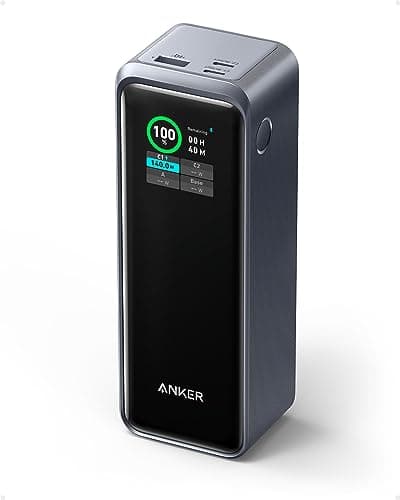 Anker Prime Power Bank, 27,650mAh 3-Port 250W Portable Charger for Travel, TSA-Approved, Smart App, for MacBook Pro/Air, iPhone 16/15/14 Series, Samsung, Laptops, and More (Charging Base Not Included) - image 1 of 1