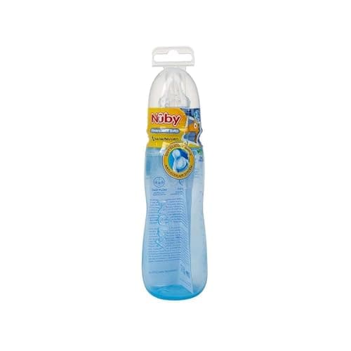 Nuby Standard Neck Tinted Bottle, 8oz, 3+ Months, Single Pack of 1, Colors May Vary - image 1 of 1