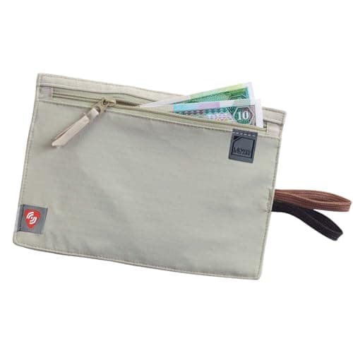 Lewis N. Clark RFID Blocking Money Belt Travel Pouch + Credit Card, ID, Passport Holder for Women & Men, Tan, One Size - image 1 of 1