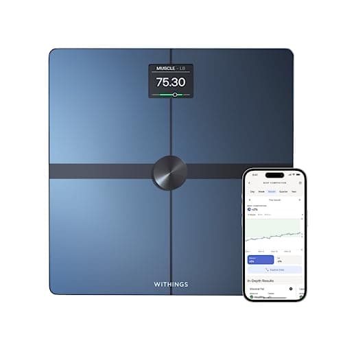 WITHINGS Body Smart - Accurate Scale for Body Weight and Fat Percentage, Body Composition Wi-Fi and Bluetooth Weight Scale, Baby Weight Scale, Smart Scale Apple Health Compatible, Bathroom Scale - image 1 of 1