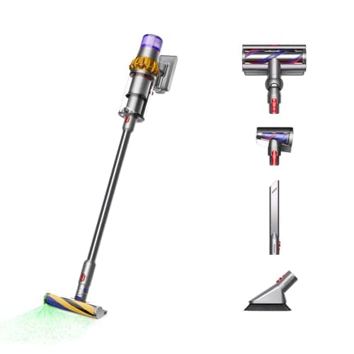 Dyson V15 Detect Plus Cordless Vacuum, Illumination Reveals dust, 240AW, 3 Power Modes, Up to 60 Minutes,² Deep Cleans Hard Floors and Carpets, Detangles pet Hair, Converts to Handheld - image 1 of 14