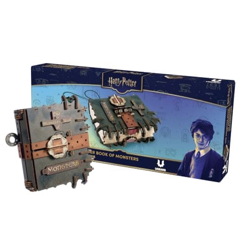 UGEARS Harry Potter The Monster Book of Monsters - 3D Wooden Puzzles