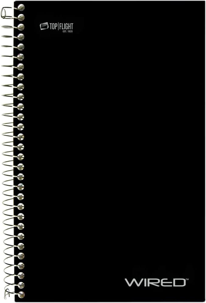 Top Flight Wired 3-Subject Notebook, 120 Sheet - image 1 of 1