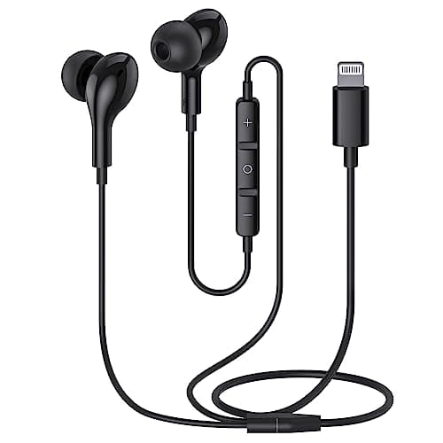 Guguearth Lightning Headphones Earphones Wired,MFi Certified & Magnetic