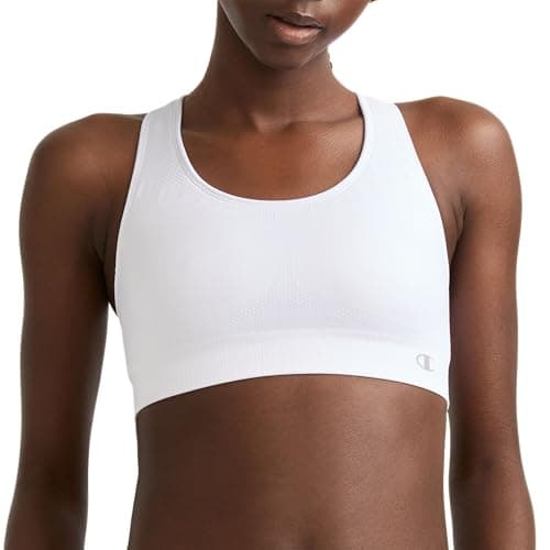 Champion Women's Freedom Seamless Racerback Sports Bra Bra, -white, Medium - image 1 of 1