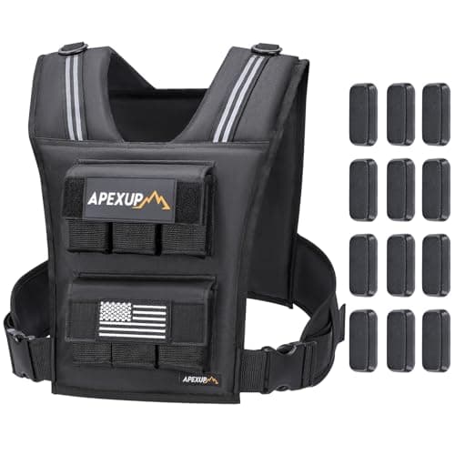 APEXUP Weighted Vest Men, 30 lbs Adjustable Weight Vest for Running - image 1 of 9