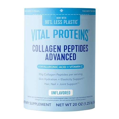 Vital Proteins Collagen Peptides Powder Advanced with Hyaluronic Acid & Vitamin C, 20oz Collagen Protein, Unflavored, 27 Servings - image 1 of 1
