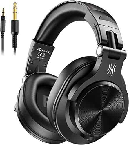 OneOdio A71 Hi-Res Wired Over-Ear Studio Headphones for DJ, Mixing - Black - image 1 of 7