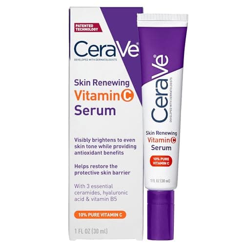 CeraVe Skin Brightening Vitamin C Serum for Face with Hyaluronic Acid, 1oz