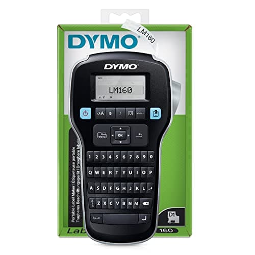 Dymo LabelManager 160 Label Maker | Handheld Label Printer with QWERTY Keyboard | Includes Black & White D1 Label Tape (12mm) | for Home & Office - image 1 of 1