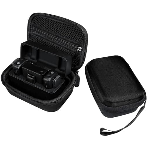Carrying Case Storage Bag for DJI Mic (2 TX + 1 RX + Charging Case) Wireless Lavalier Microphone, Damping Liner Protective Hard Shell Box Portable Handbag with Handle Strap Hook Kit - image 1 of 6