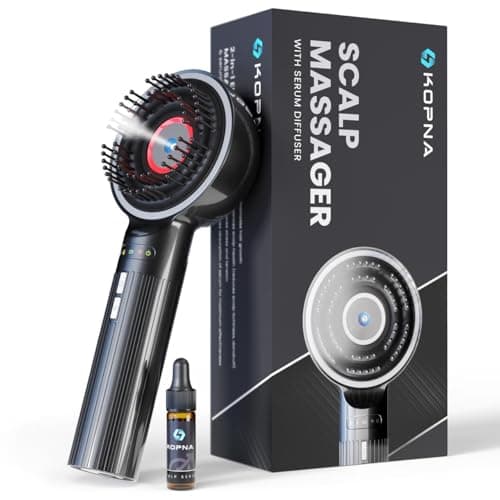 Kopna 2-in-1 Electric Scalp Massager with Nano Mist Serum Applicator, Waterproof Rechargeable Head & Scalp Massage Brush with Moving Massage Teeth for Relaxing Scalp Care and Hair Care Routine - image 1 of 12