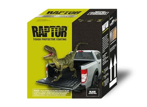 Raptor Black Urethane Spray-On Truck Bed Liner & Texture Coating, Protective Paint for Tailgates & Trucks, Vehicle Undercoating, 1 Gallon - image 1 of 1