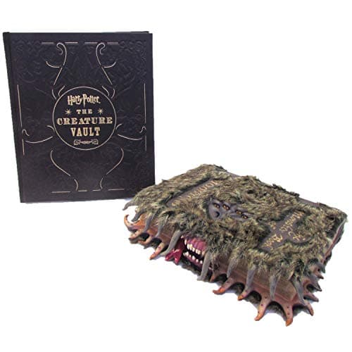 Limited Edition Harry Potter: The Monster Book of Monsters Official Film Prop Replica Cover with The Creature Vault Book by Jody Revenson