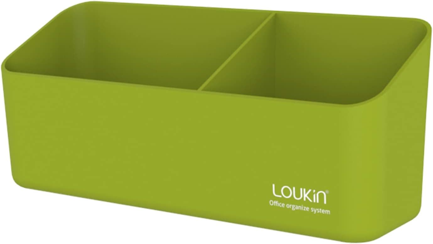 loukin Magnetic and Adhesive Marker Holder, Dry Erase Accessory Tray, Magnetic Storage Organizer for Whiteboard, Glass or Refrigerators (Green) - image 1 of 1