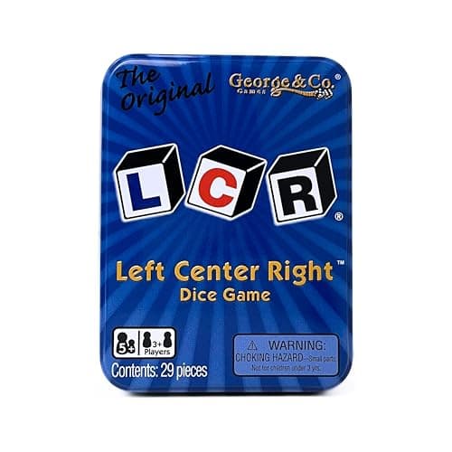 LCR® Left Center Right™ Dice Game - Blue Tin - image 1 of 1