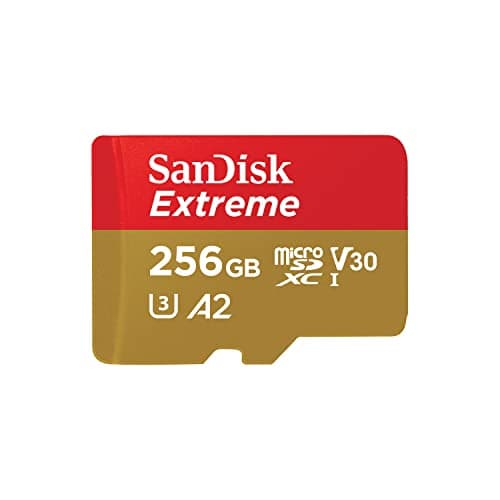 SanDisk 256GB Extreme microSDXC UHS-I Memory Card with Adapter - Up to 190MB/s, C10, U3, V30, 4K, 5K, A2, Micro SD Card - SDSQXAV-256G-GN6MA - image 1 of 1