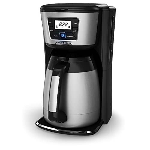 BLACK+DECKER 12-Cup Thermal Coffeemaker, Black/Silver, CM2035B - image 1 of 10