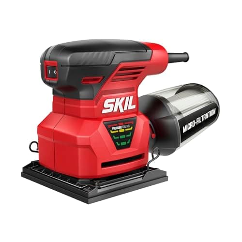 SKIL 7292-02 2.0 Amp 1/4 Sheet Palm Sander with Pressure Control , Red - image 1 of 1