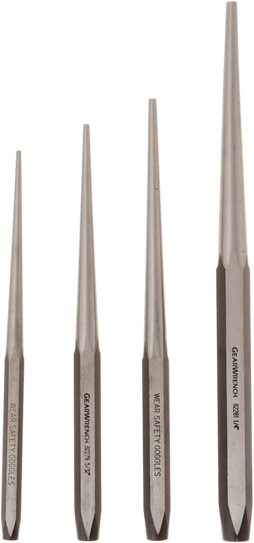 GEARWRENCH 4 Piece Long Taper Punch Set, 82307 - image 1 of 1