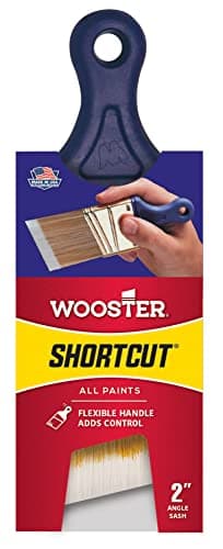 Wooster Brush Q3211-2 Shortcut Angle Sash Paintbrush, 2-Inch, White - image 1 of 1