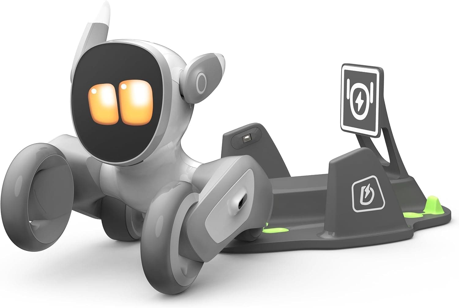 Loona Robot Pet Dog ChatGPT-4o Smart AI-Powered Companion Voice & Gesture Control, Real-Time Interaction Robotics Toys for Kids, Home Monitoring - Includes Charging Dock - image 1 of 1