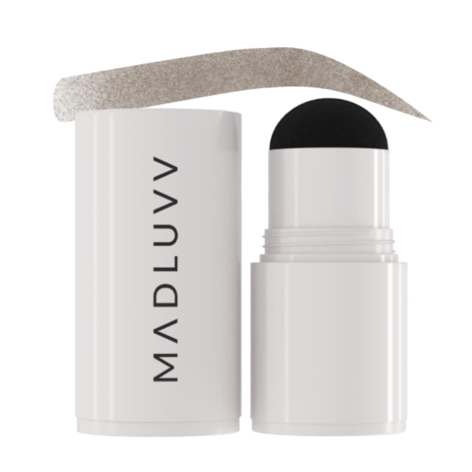 MADLUVV Brow Stamp Refill* - Color Stamp for Brows & Root Touch Up for Women & Men, Instantly Conceal Hair Loss, Grey Hair, Thinning Hair with Stain-Proof/Smudge-Proof Powder Formula (Soft Brown) - image 1 of 1