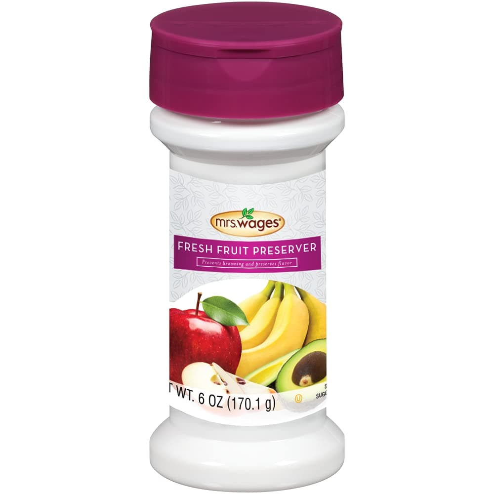 Mrs Wages Fresh Fruit Preserver, 6 Oz Shaker Bottle (VALUE PACK of 6) - image 1 of 1