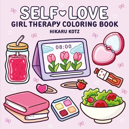 Self-Love: Girl Therapy Coloring Book - image 1 of 1