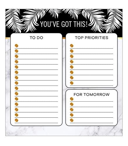 Schoolgirl Style Simply Boho You've Got This Notepad?Motivational 5.75" x 6.25" Paper Stationery for Daily To-Do Lists, Checklists, Reminders, Notes (50 sheets) - image 1 of 5