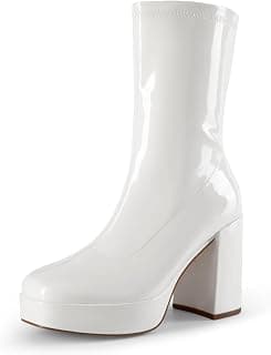 Women's Mid Calf Gogo Platform Boots - image 1 of 1