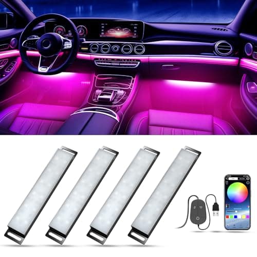 Car LED Lights Interior,RGB Interior Car Lights with App Control&Music Sync - image 1 of 6