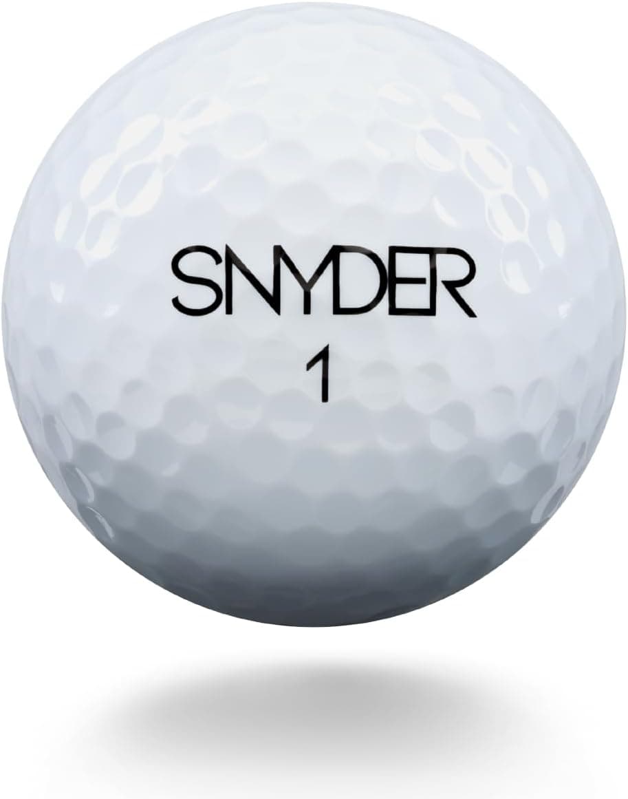 Snyder USA Soft Plus Golf Balls - 2-Piece Construction Soft Golf Ball, Ultra-Low 60 Compression, 440 Dimples, Colored Golf Balls 12 Pack - image 1 of 1