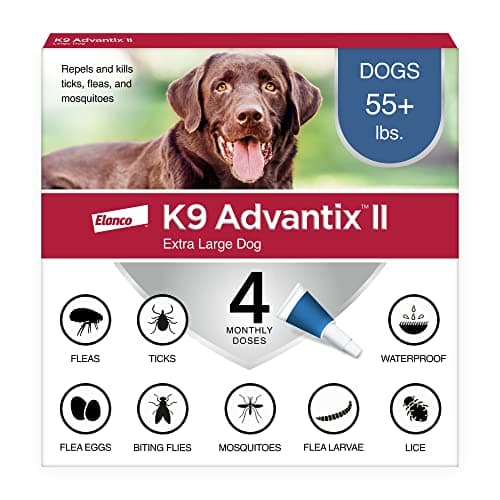 K9 Advantix II XL Dog Vet-Recommended Flea, Tick & Mosquito Treatment & Prevention | Dogs Over 55 lbs. | 4-Mo Supply - image 1 of 1