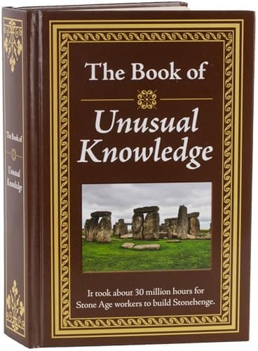 The Book of Unusual Knowledge: Big Book of Fascinating Facts & Information | Hardcover Gift for Trivia Buffs, Curious Minds, Adults, Dad & Knowledge Seekers - image 1 of 1