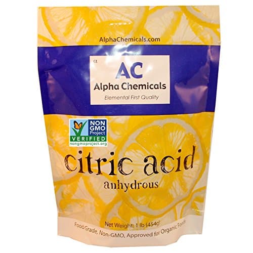 Alpha Chemicals Non-GMO Project Verified Citric Acid - 1 Pound – Organic - image 1 of 1