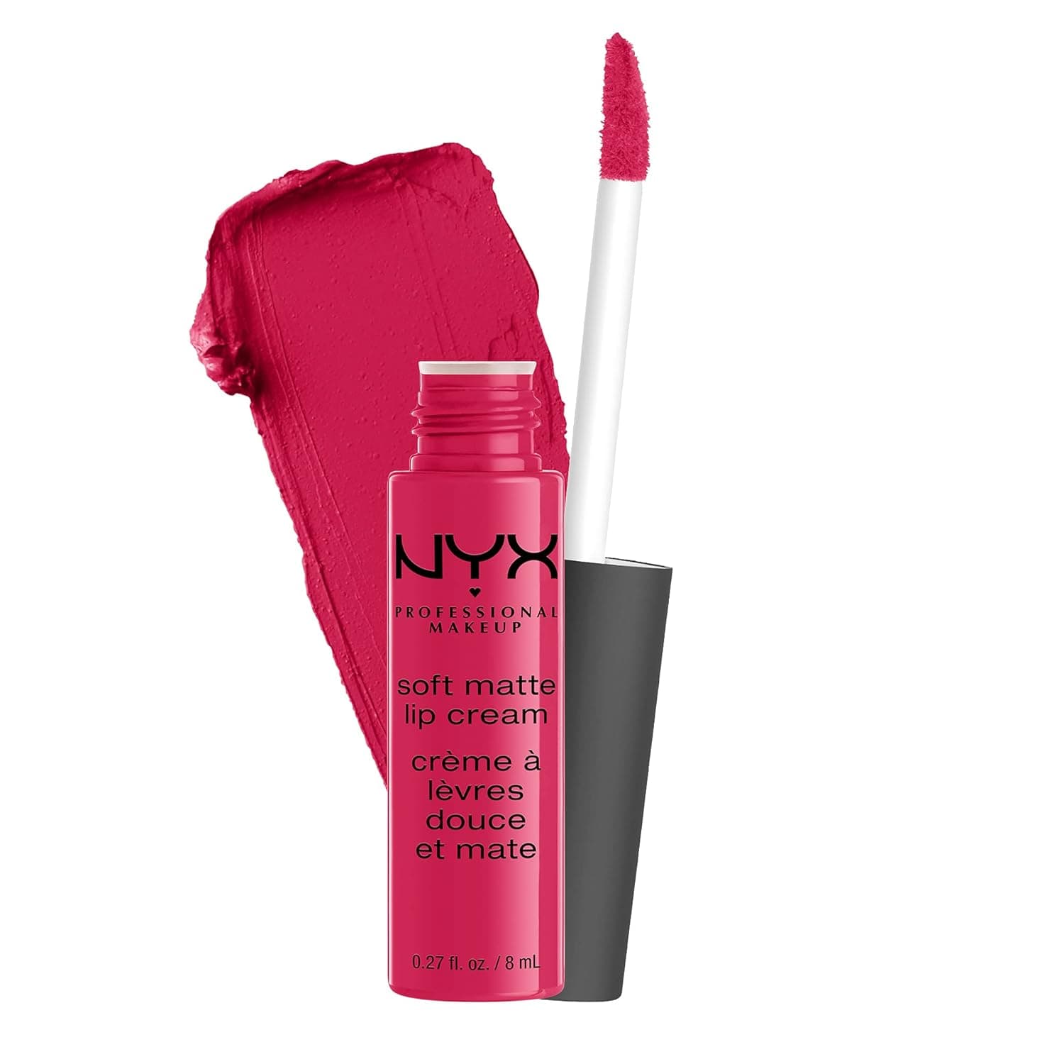NYX PROFESSIONAL MAKEUP Soft Matte Lip Cream, Lightweight Liquid Lipstick - Antwerp (Mid-Tone Yellow-Toned Pink) - image 1 of 1