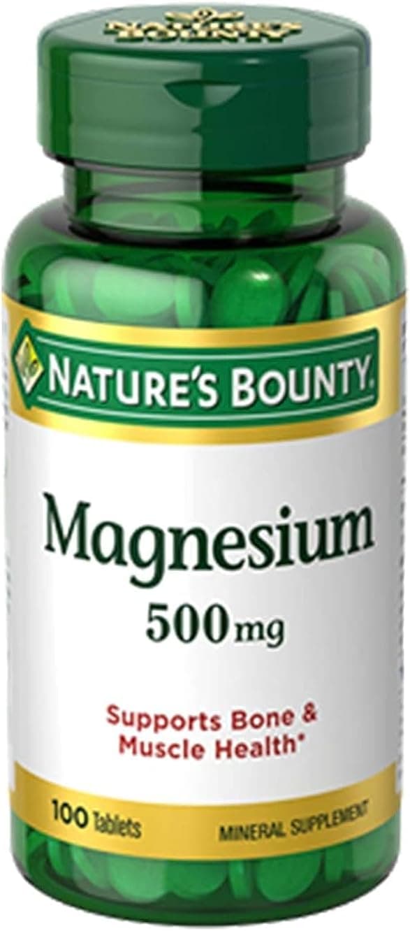 Nature's Bounty Magnesium 500 mg Tablets 100 Ea - image 1 of 1