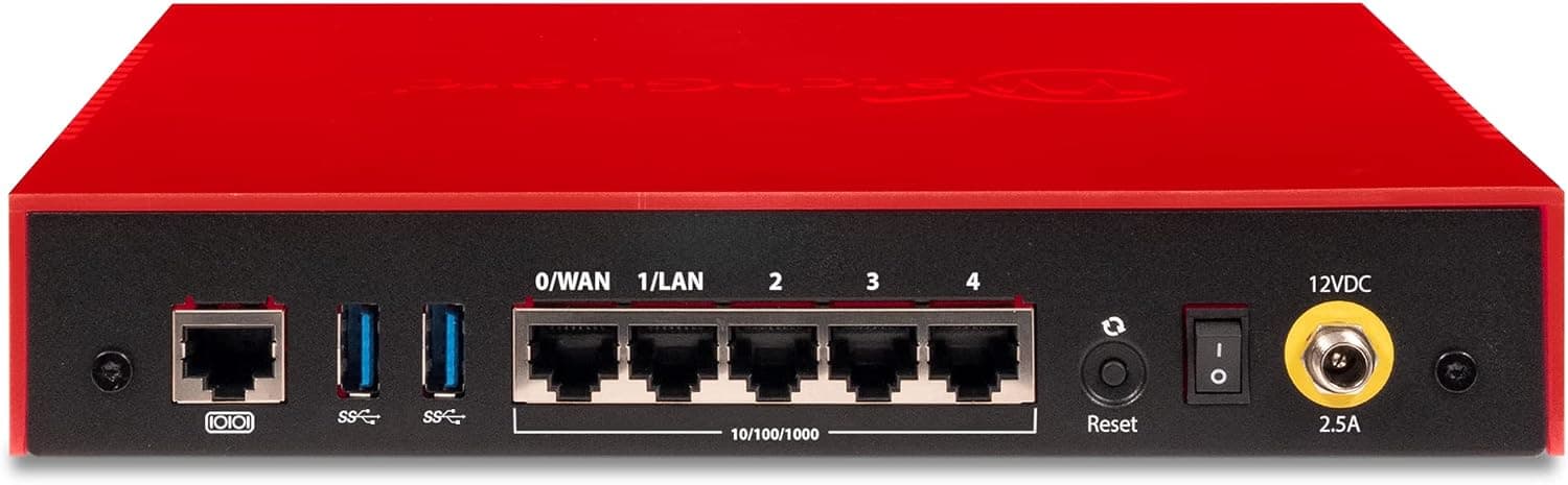 WatchGuard Firebox T25 Network Security Appliance with 3 Year Standard Support License - Advanced Firewall, VPN, Intrusion Prevention (WGT25003) - image 1 of 1