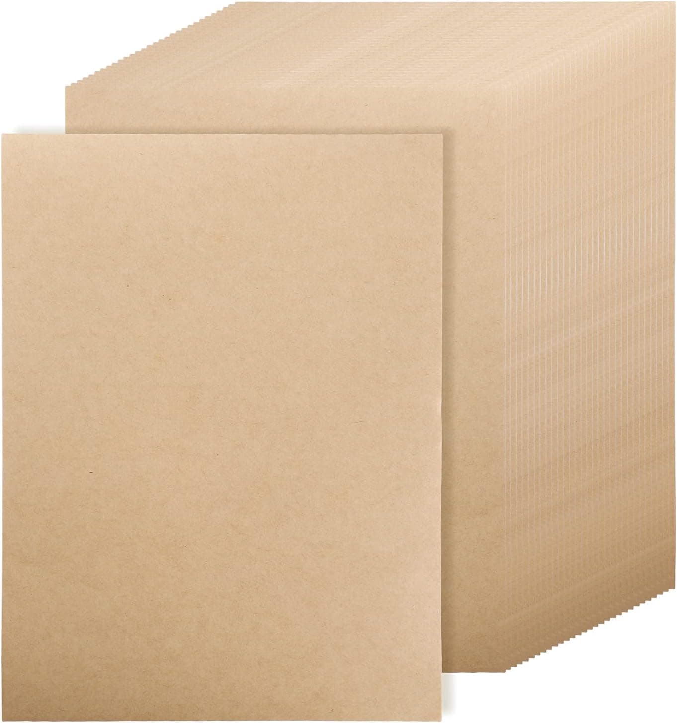 ZEAYEA 300 Pack Kraft Paper Sheets, 120 GSM Brown Printer Paper, Rustic Brown Stationery Paper for Arts and Craft, Drawing, DIY Projects, Invitation, Laser and Inkjet Printer Compatible, 8.5 x 11 Inch - image 1 of 1