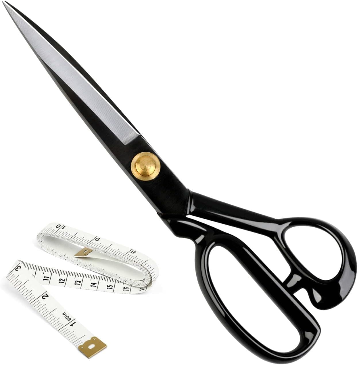 Fabric Scissors Professional 10 inch Heavy Duty Scissors for Leather Sewing shears for Tailoring Industrial Strength High Carbon Steel Tailor Shears Sharp for Home Office Artists Dressmakers - image 1 of 1