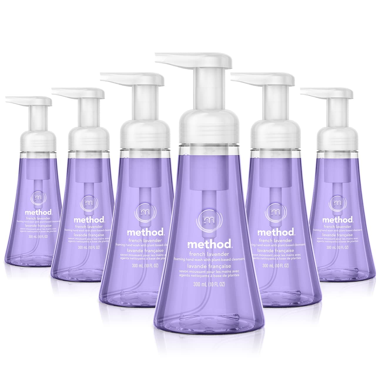Method Foaming Hand Soap, French Lavender, Biodegradable Formula, 10 Fl Oz (Pack of 6) - image 1 of 1