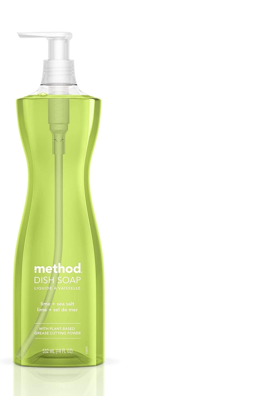 Method Dish Soap, Lime + Sea Salt, Biodegradable Formula, Tough on Grease, 18 Fl Oz (Pack of 1) - image 1 of 1